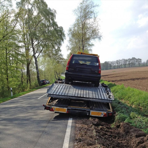 LKW Bergung in Ebstorf OT Wittenwater