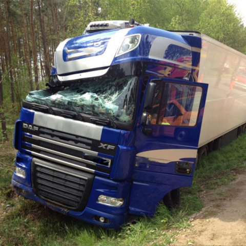 LKW Bergung auf der B 216 bei Süschendorf/Oldendorf