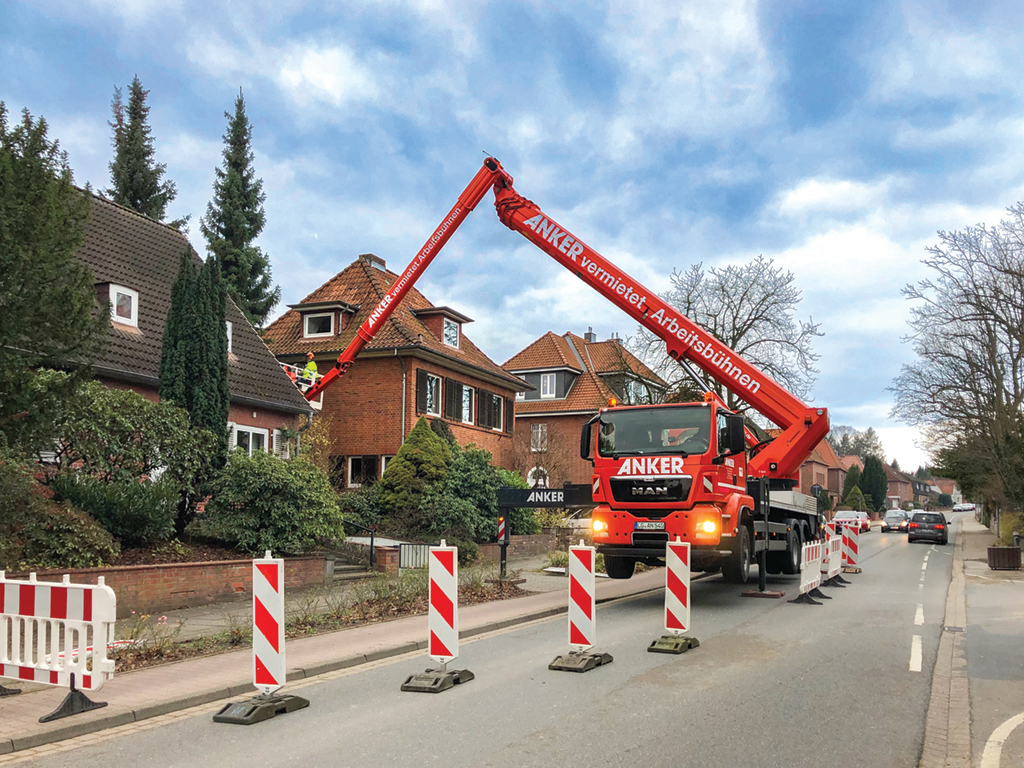 Fahrbahnabsicherung Anker