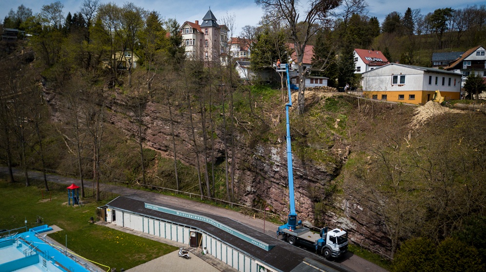 Baumschnitt mit LKW Bühne