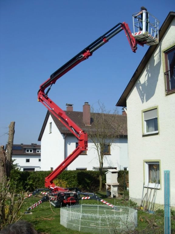 Spezial-Hebebühne im Einsatz in Memmingen