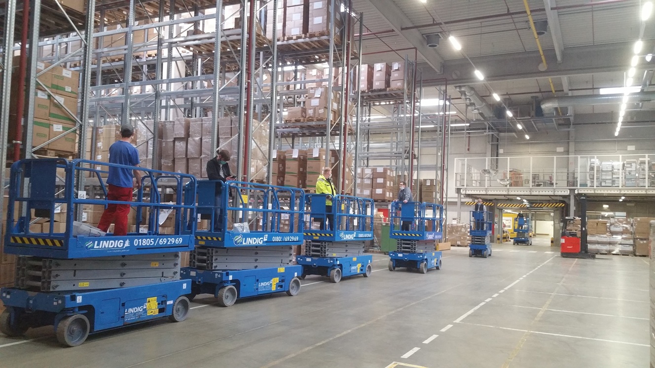 Scheren-Arbeitsbühnen bei LINDIG