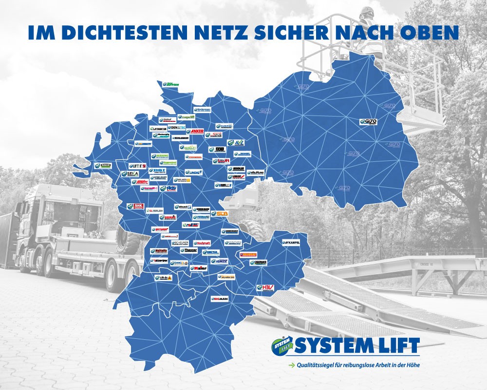 SYSTEM LIFT Partnernetzwerk Europaweit