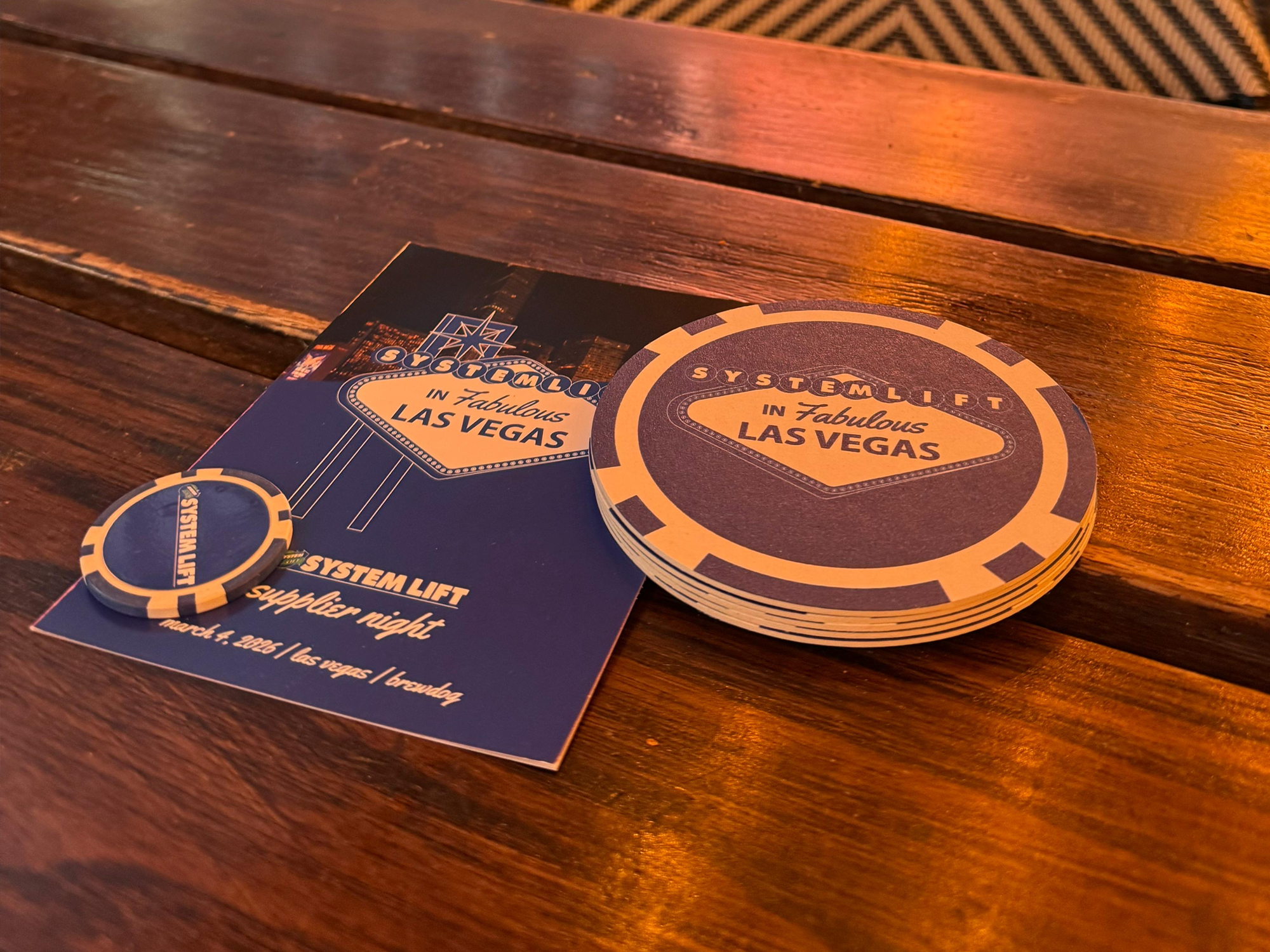 SYSTEM LIFT gebrandete Gadgets