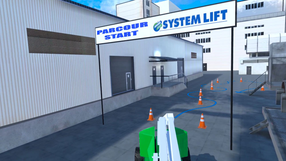 Virtuell Reality Parcours