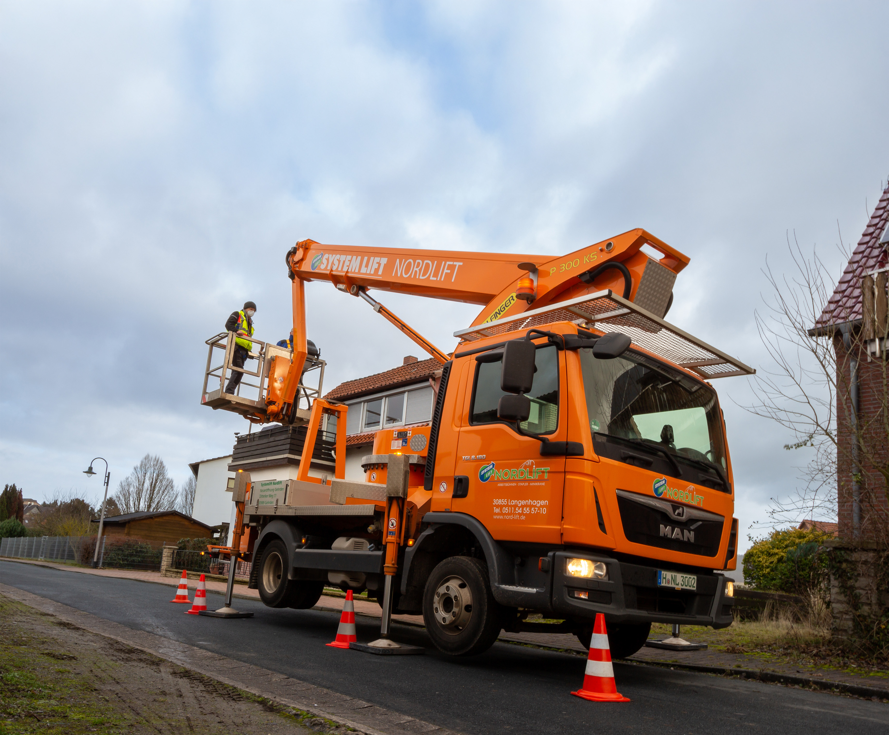 Telestapler im Einsatz