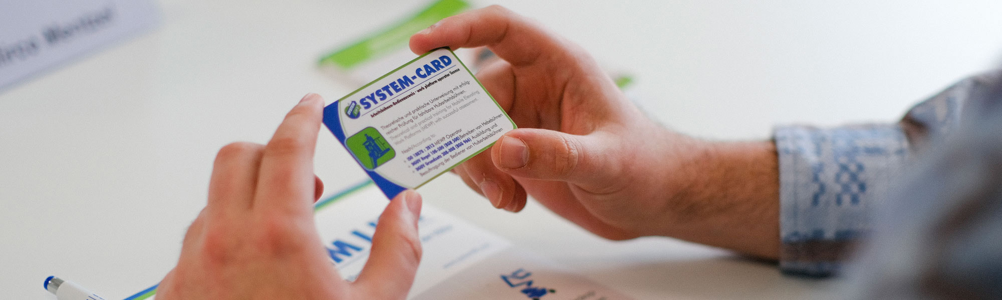 Alles zu unseren SYSTEM-CARD Schulungen