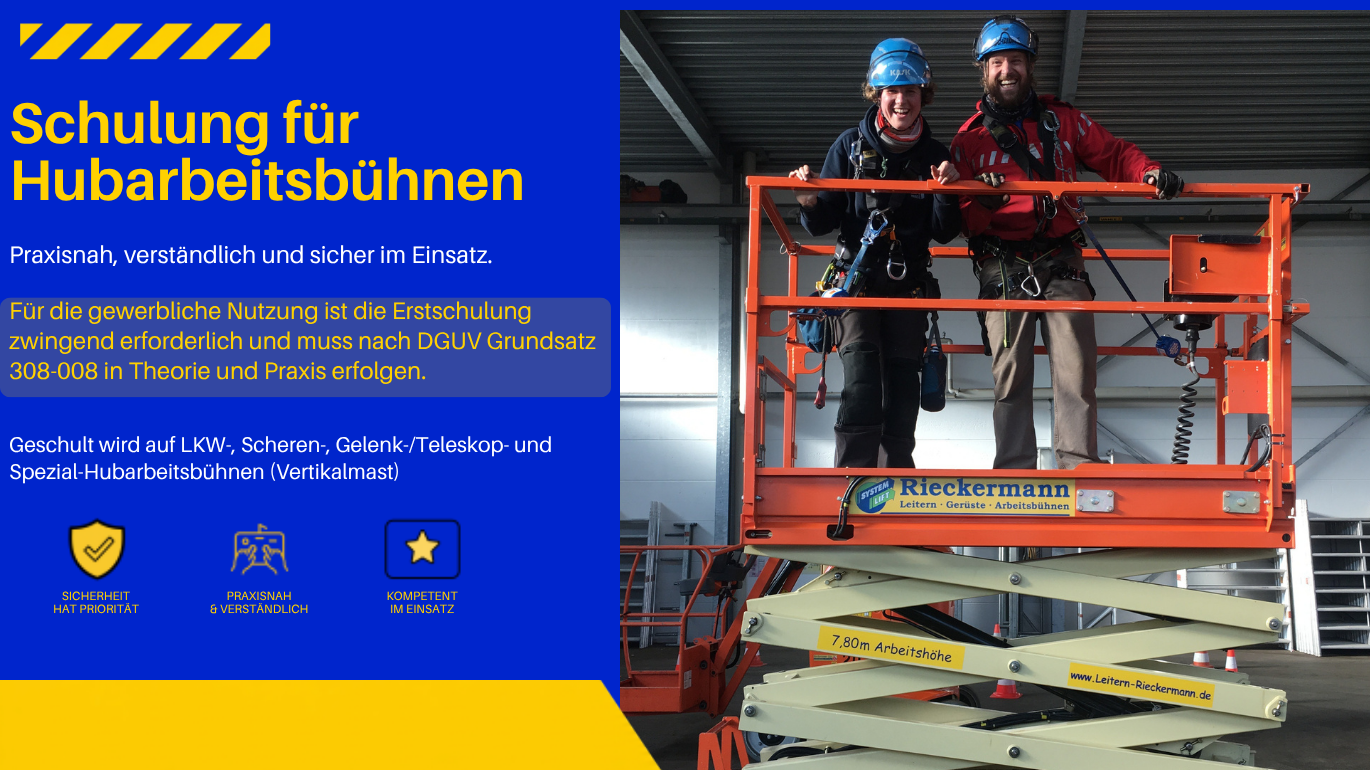 Hubarbeitsbühnen - Schulung