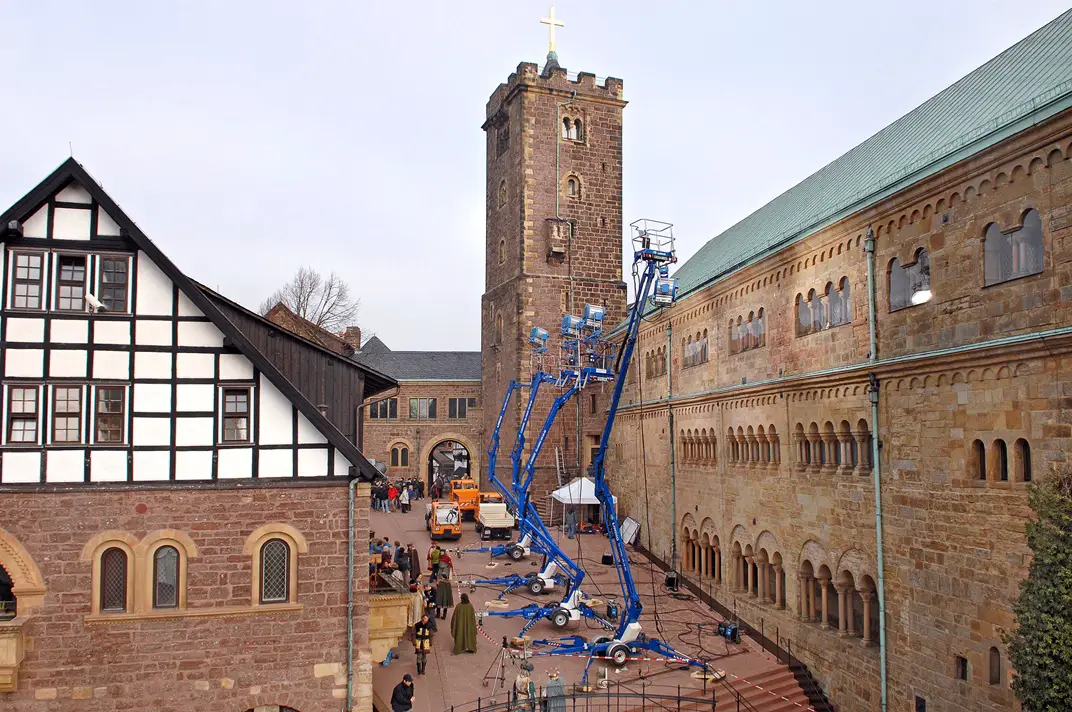 Anhängerbühnen auf der Wartburg