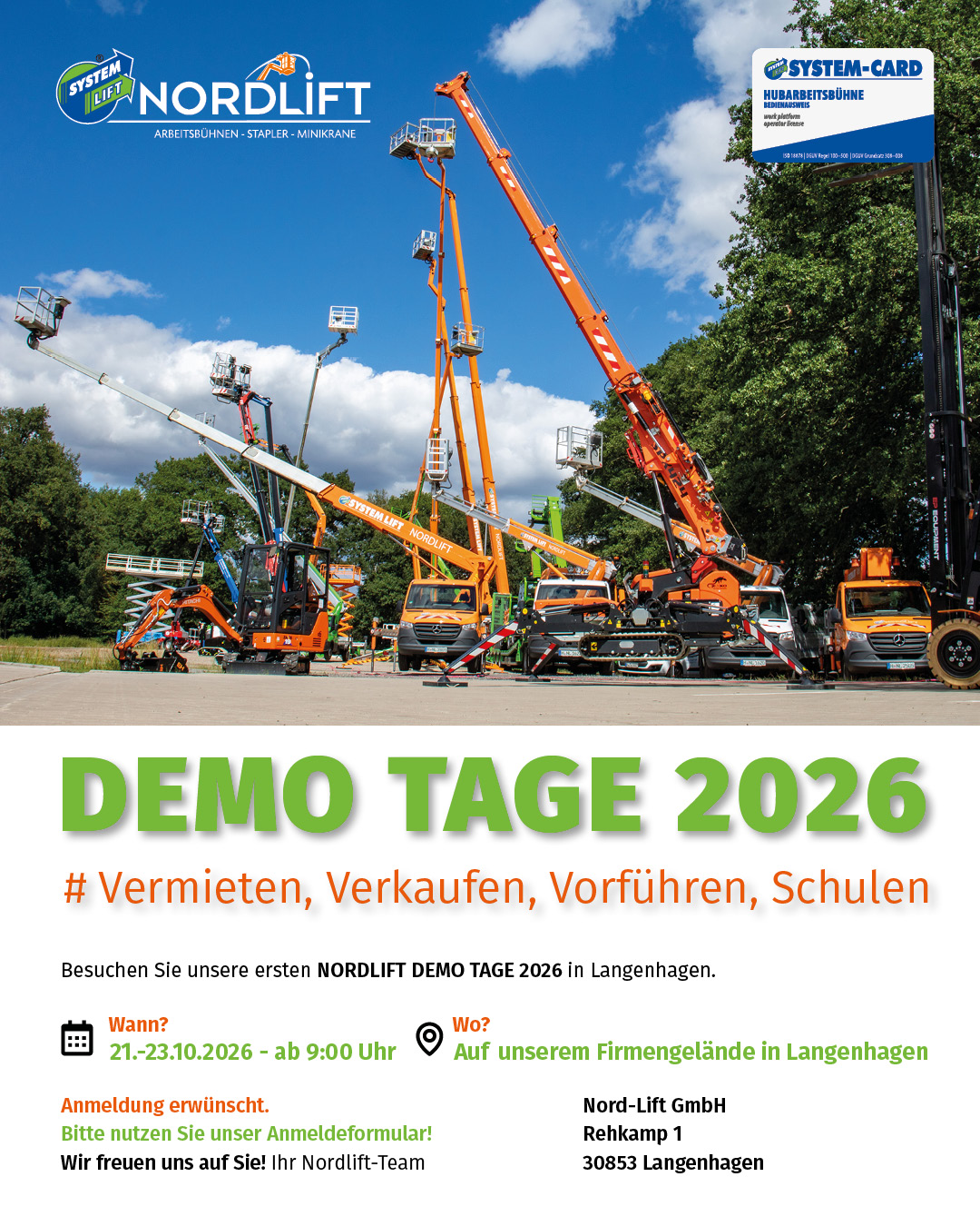Nordlift DEMO TAGE 2026